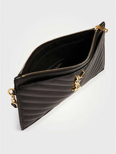 ysl clutch purse black|YSL clutch nordstrom.